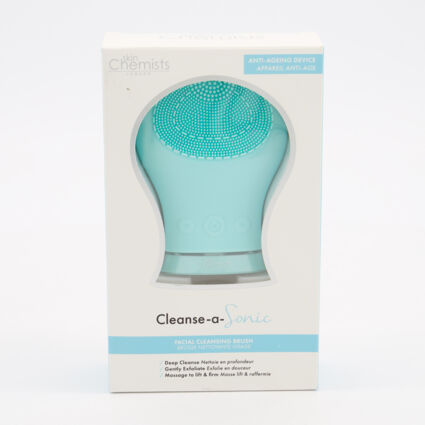 Blue Silicone Facial Cleansing Massager  - Image 1 - please select to enlarge image