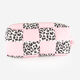 Pink Animal Pattern Quilt Make Up Bag  - Image 1 - please select to enlarge image