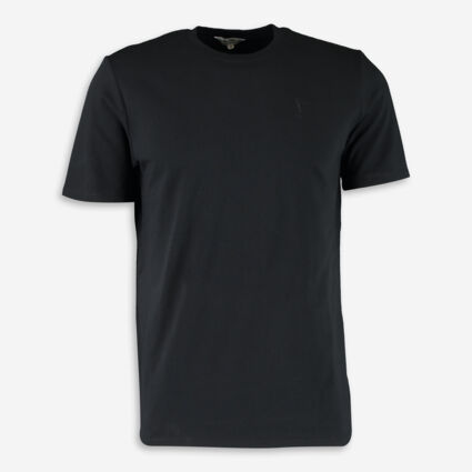 Black Crew Neck T Shirt - Image 1 - please select to enlarge image
