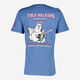 Blaues T-Shirt mit Logo - Bild 2 - bitte auswählen, um das Bild zu vergrößern
