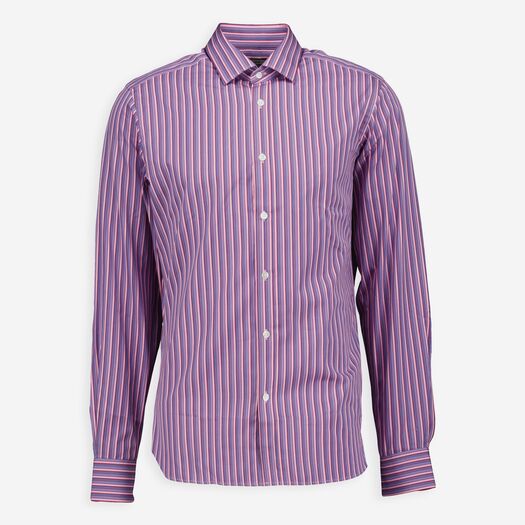 Charlie Allen Purple Stripe Formal Shirt