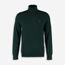 Green Turtleneck Wool Jumper