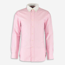 Pink & White Slim Oxford Shirt