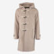 Beige Duffle Wool Blend Coat - Image 1 - please select to enlarge image