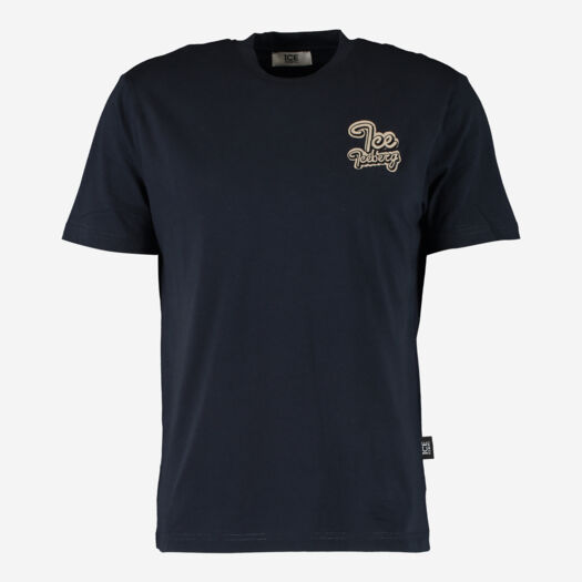 Navy Branded T Shirt - Image 1 - please select to enlarge image