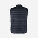 Navy Padded Logo Gilet - Image 2 - please select to enlarge image