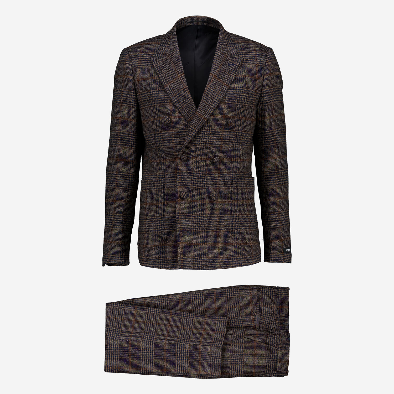 Brown Checked Two Piece Suit TK Maxx UK