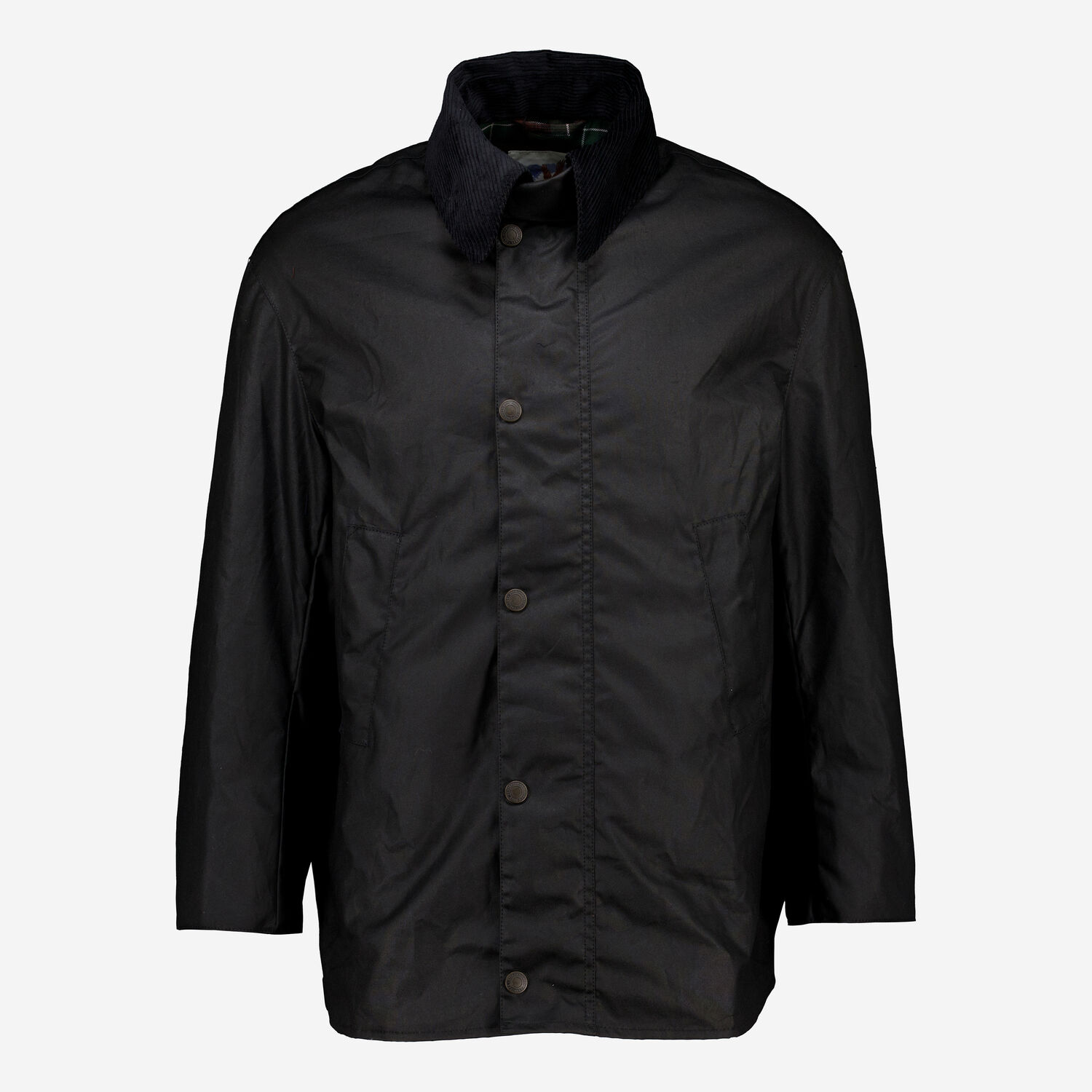 Black Oversized Wax Jacket TK Maxx UK - Main Image