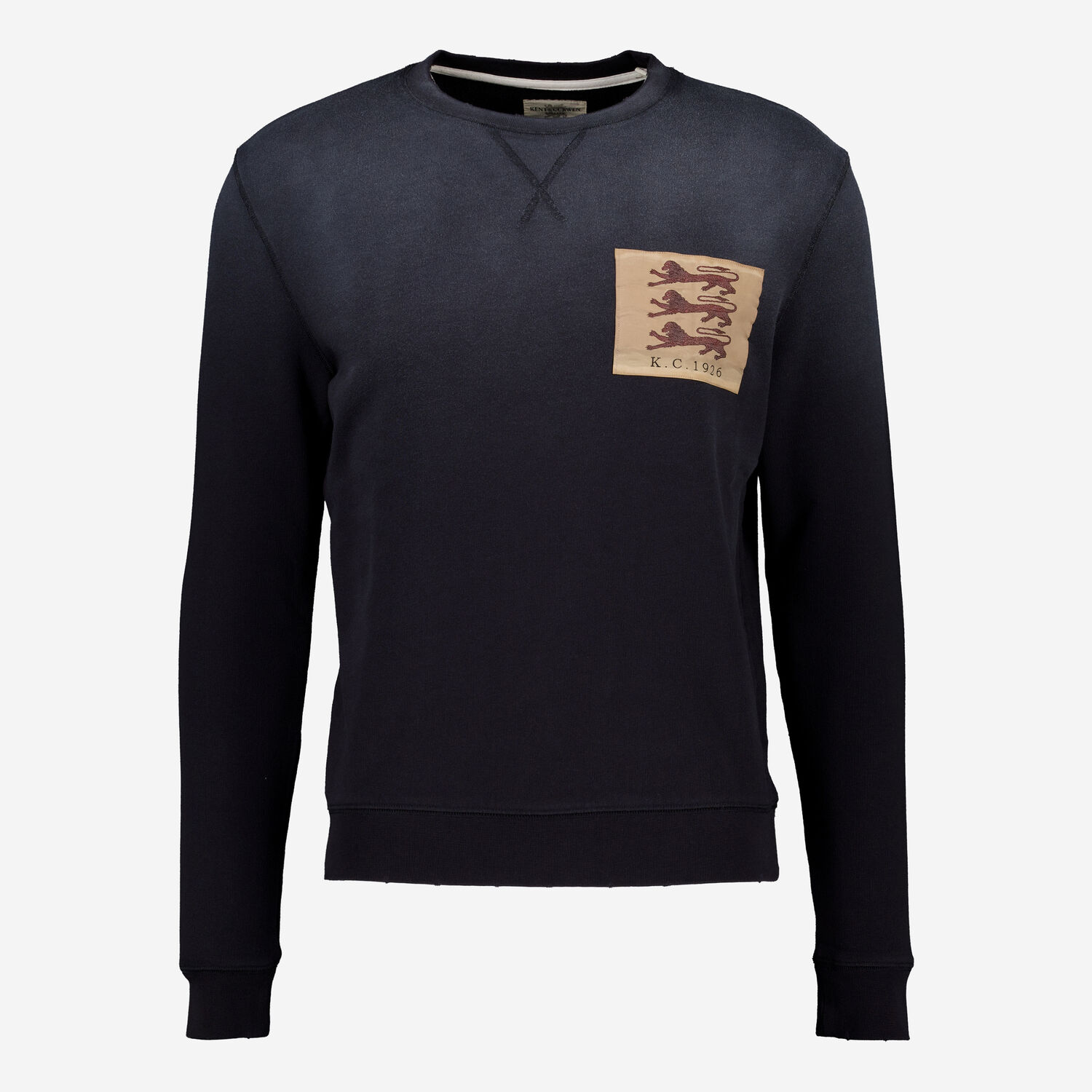 Black Kent And Curwen Sweatshirt Kent And Curwen Patch Sweatshirt