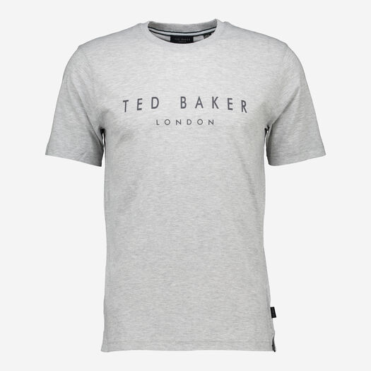 Grey Branded T Shirt  - Image 1 - please select to enlarge image