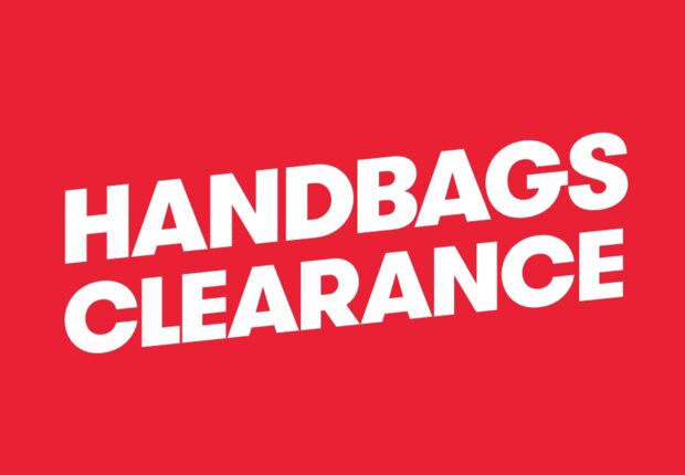 Handbags clearance