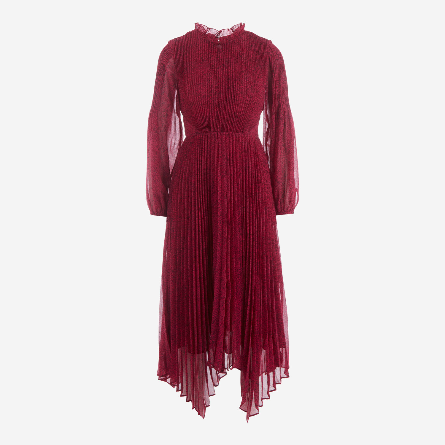 Pink Abstract Snake Plisse Maxi Dress TK Maxx UK