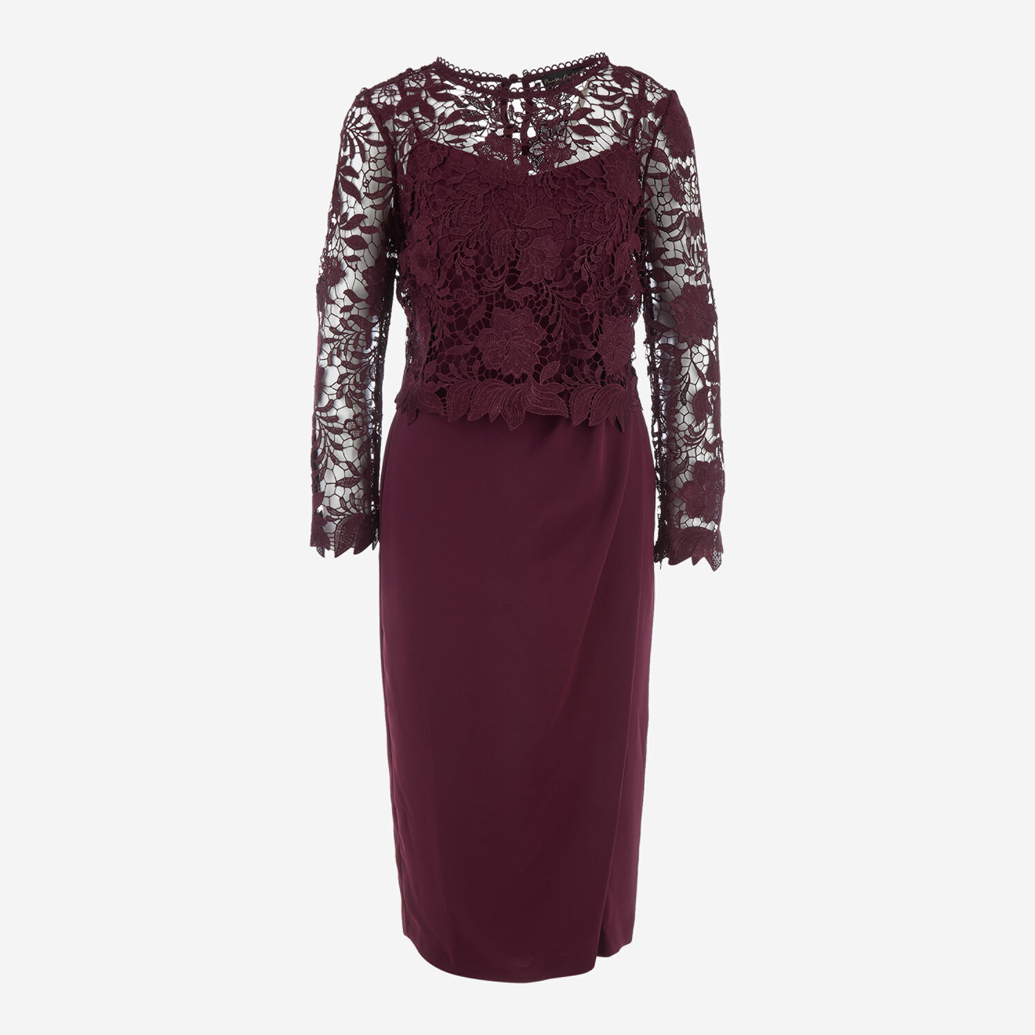 Dark Plum Adeline Midi Dress TK Maxx UK1