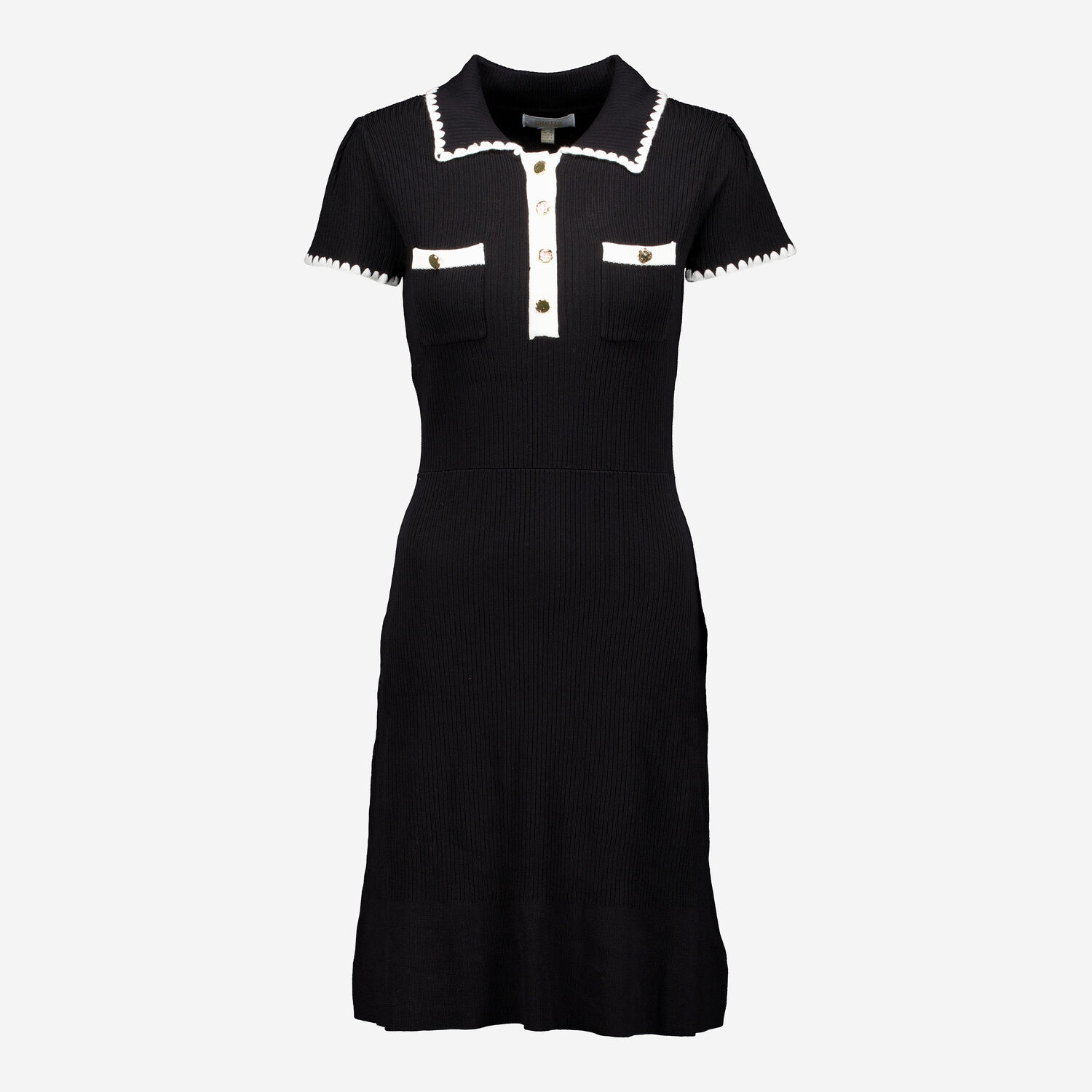 Black Rib Knit Dress TK Maxx UK