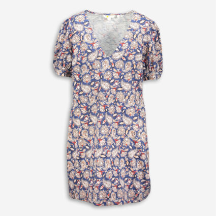 Multicolour Paisley Mini Dress - Image 1 - please select to enlarge image