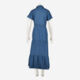 Blue Belted Maxi Dress - Image 2 - please select to enlarge image