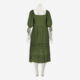Green Puff Sleeve Midi Dress - Image 2 - please select to enlarge image
