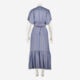 Blue & Red Striped Maxi Dress - Image 2 - please select to enlarge image