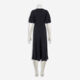 Black Jacquard Midi Dress - Image 2 - please select to enlarge image