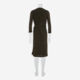 Black & Gold Lurex Midi Dress - Image 2 - please select to enlarge image