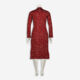 Burgundy Spotted Hatty Midi Dress - Image 2 - please select to enlarge image