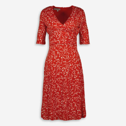 Red Dina Dress - Image 1 - please select to enlarge image