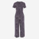 Navy Patterned Jumpsuit - Image 2 - please select to enlarge image