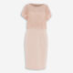 Blush Pink Lace Layered Dress - Image 1 - please select to enlarge image