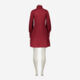 Red Knitted Roll Neck Midi Dress  - Image 2 - please select to enlarge image