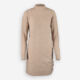 Beige Cable Knit Dress - Image 1 - please select to enlarge image