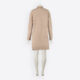 Beige Cable Knit Dress - Image 2 - please select to enlarge image