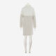 Cream Roll Neck Striped Jumper Dress - Image 2 - please select to enlarge image