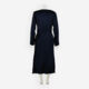 Dark Blue Meryl Satin Dress - Image 2 - please select to enlarge image