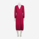 Pink Ally Velvet Midi Dress - Image 2 - please select to enlarge image