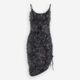 Black & Ecru Patterned Dress - Image 1 - please select to enlarge image