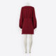 Burgundy Ruffle Mini Dress - Image 2 - please select to enlarge image