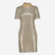 Light Gold Sequin Embellished Dress  - Image 1 - please select to enlarge image