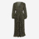 Green Black & White Patterned Maxi Dress - Image 1 - please select to enlarge image