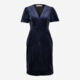 Corduroy Blue Dress - Image 1 - please select to enlarge image