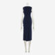 Navy Ruffle Dress  - Image 2 - please select to enlarge image