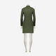 Green Ribbed Jumper Dress - Image 2 - please select to enlarge image