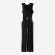 Black Sleeveless Buckle Jumpsuit - Image 1 - please select to enlarge image