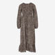 Brown & Black Animal Print Maxi Dress - Image 1 - please select to enlarge image