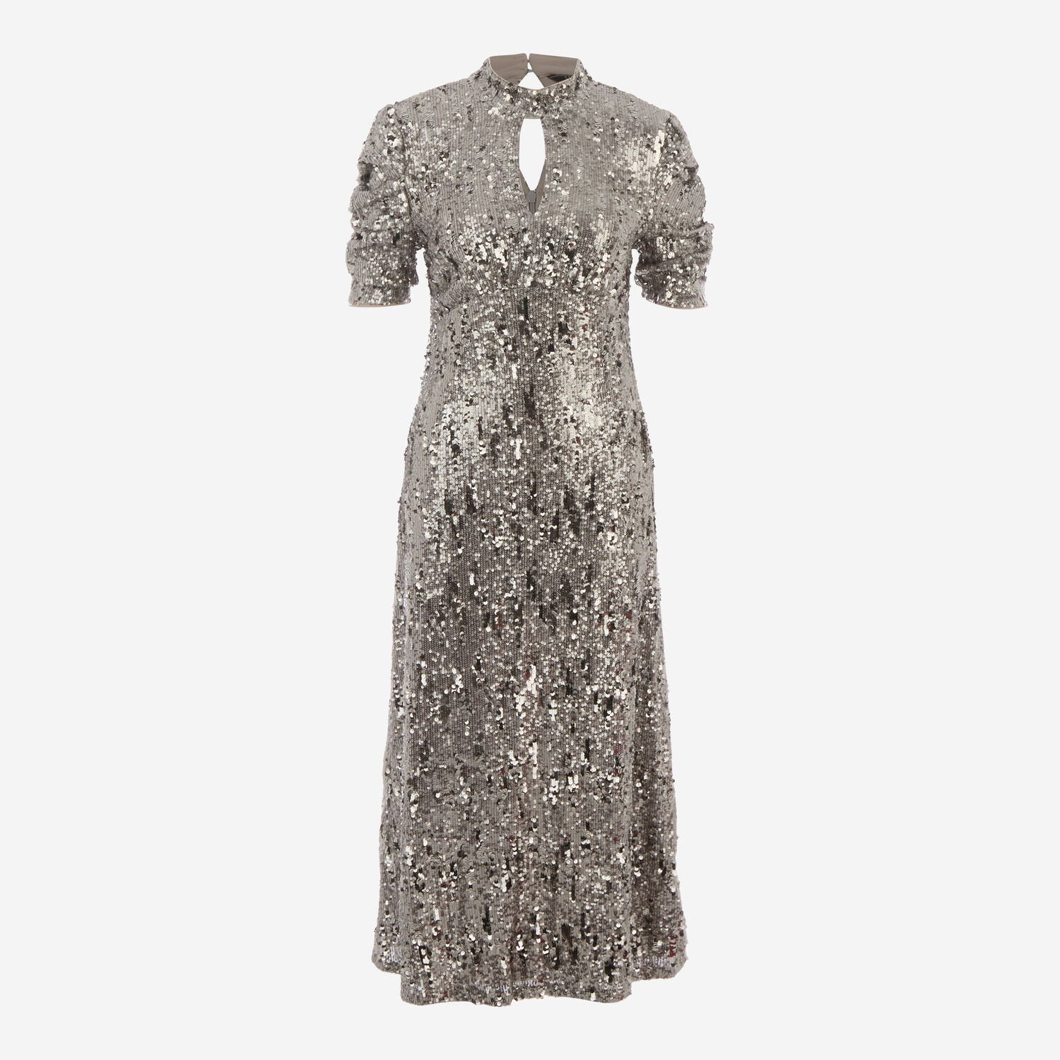 Silver Sequin Midi Dress (63% off)