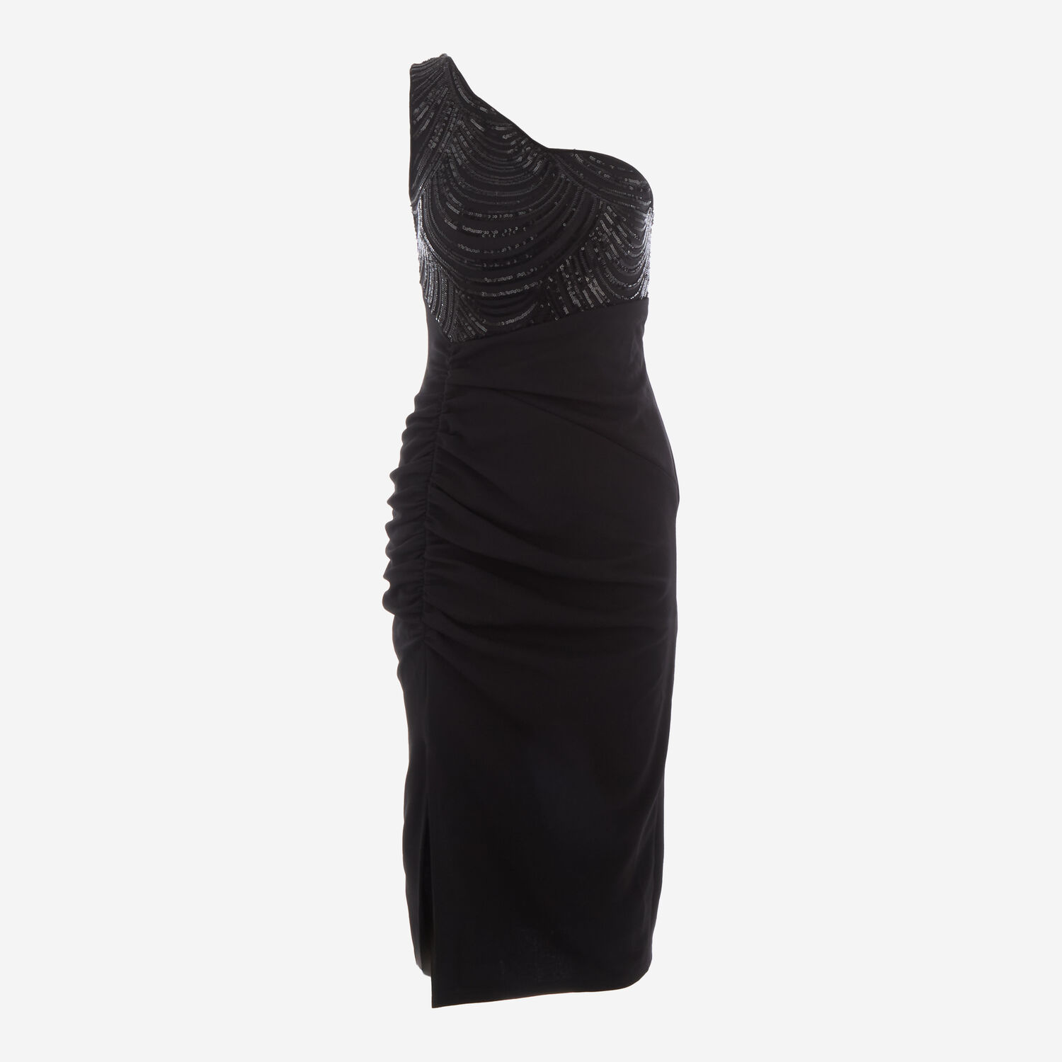 Black Sequin Bodice Dress TK Maxx UK - Main Image