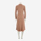 Brown Rib Knit Midi Dress - Image 2 - please select to enlarge image