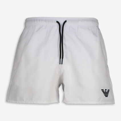 White Swim Shorts - Image 1 - please select to enlarge image
