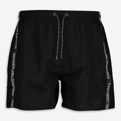 Black Sports Shorts - Image 1 - please select to enlarge image