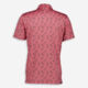 Pink & Grey Beach Pattern Polo Shirt - Image 2 - please select to enlarge image