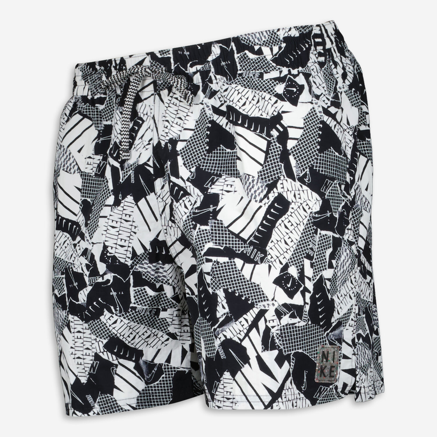 Monochrome Patterned Swim Shorts - TK Maxx UK